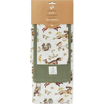 Utěrka Bavlněné utěrky v sadě 3 ks 45x65 cm Forest Fable – Cooksmart ® ID_1748098