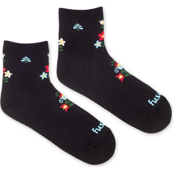 Dámské ponožky Tříčtvrteční ponožky Květinová louka S (35-38)