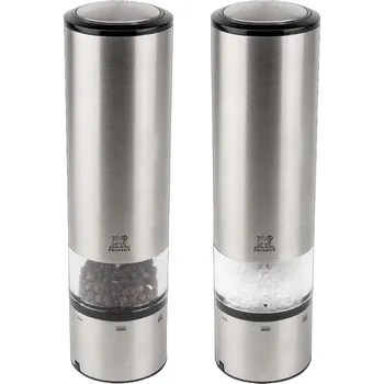 Mlýnek na koření Sada elektrických mlýnků na pepř a sůl 20 cm nerez ELIS SENSE DUO, PEUGEOT