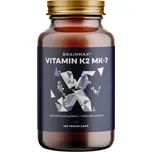 BrainMax Vitamin K2 jako MK7 all-trans K2VITAL®DELTA 150 mcg, 100 rostlinných kapslí Vysoce vstřebatelná a využitelná patentovaná forma vitamínu K2 MK-7, doplněk stravy