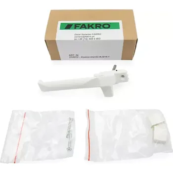 Příslušenství k oknu Klika pro bílá plastová okna FAKRO