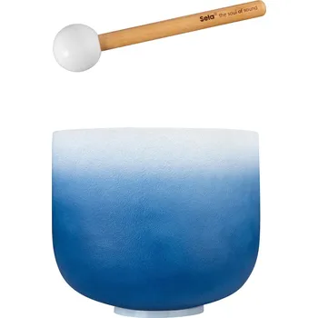 Bicí nástroj Sela Crystal Singing Bowl Chakra 9" - Indigo, Third Eye, A (432Hz) + prodloužená záruka 3 roky