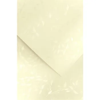 Barevný papír Galeria Papieru ozdobný papír Liana 230g, 20ks Barva: Šedá