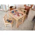 Dětský pokoj ČistéDřevo Dřevěný dětský stoleček se 2 židličkami
