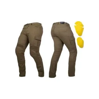 Moto kalhoty Moto jeansy W-TEC Wallbridge Olive - olivově zelená, 42/34