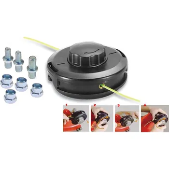 Strunová hlava STRUNOVÁ HLAVA POLOAUTOMATICKÁ 130mm PRO 10x1.25Z