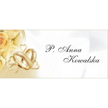 Karnevalový kostým Jmenovka na stůl 1 ks PDWS36xx