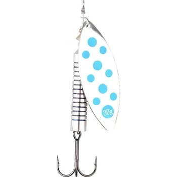 Umělá nástraha Třpytka DAM Salmon Spinner 30gr Silver/Blue