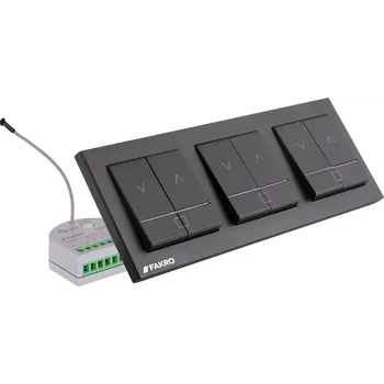 Okno Trojvypínač s rádiovým modulem ZWL3 černý FAKRO