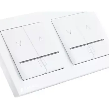 Ovládání žaluzie a rolety Nástěnný dvojvypínač LP2 bílý FAKRO