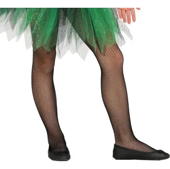 Karnevalový kostým Dětské síťované punčocháče černé GU17213x