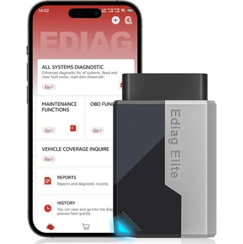 Autoelektronika KINGBOLEN EDIAG ELITE – profesionální OBD2 skener s podporou CAN FD a FCA