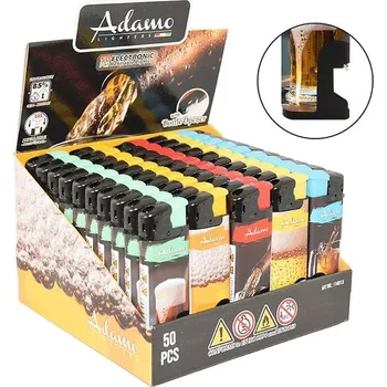 Zapalovač Zapalovač Adamo Piezo Beer, otvírák na pivo