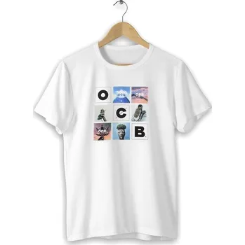 Příslušenství k zapalovači . Triko OCB bílé s potiskem, XL