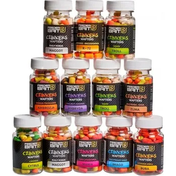 Boilies Dumbels Feeder Bait Czinkers Wafters 7x10mm 60ml R72 - Broskev/Ananas