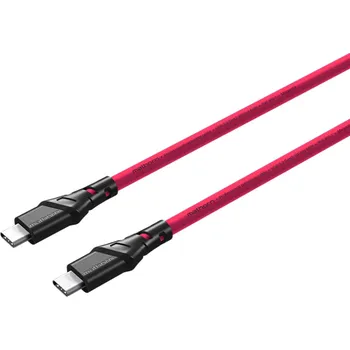 Datové redukce Mathorn kabel USB-C na USB-C 5 m Magenta