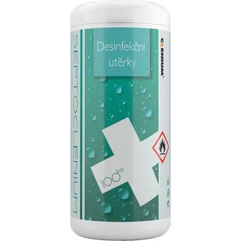 Utěrka Dezinfekční utěrky v uzavíratelné dóze SEPTOCLENIUM - 100 ks (DF-CLE140)