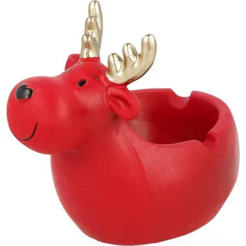 Popelník KRCZ Cigaretový popelník Moose Red, 13x8x11cm