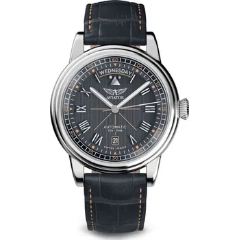 Hodinky Aviator Douglas Day-Date 41 Automatic V.3.35.0.283.4 + 5 let záruka a dárek ZDARMA