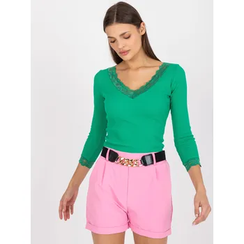 Dámská košile Halenka RV BZ 7843.44P zelená S