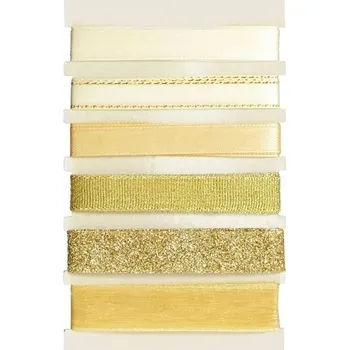 Stuha Galeria Papieru Dekorační stuhy, sada 6x1,5m Barva: Bílá