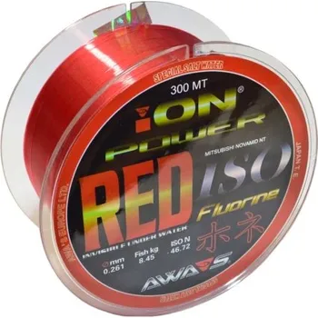 Rybářský vlasec Awa-S ION Power Red Iso 0,234 mm