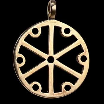 Přívěsek Drakkaria GROMOVITI ZNACI, slovanský amulet, bronz