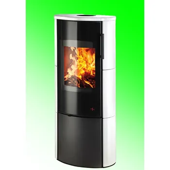 Krbová kamna HAAS+SOHN BRILLO černá/slonová kost - plynotěsná krbová kamna