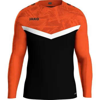 Pánská mikina Mikina JAKO Iconic oranžová Velikost: XL