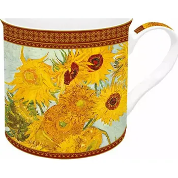 Easy Life, Itálie Easy Life - Porcelánový hrnek V. van Gogh, Slunečnice v dárkové krabičce - 300 ml