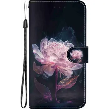 Pouzdro na tablet VSECHNONAMOBIL 86607 ART Peněženkový kryt pro OnePlus Nord 4 5G PURPLE PEONY