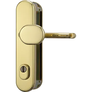 Dveřní kování HLZS814 MS kulatá klika/koule (HLZS814 MS kulatá klika/koule)