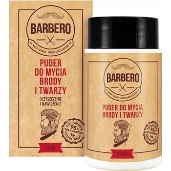 Péče o vousy Barbero Pudr na mytí vousů a obličeje 50 ml