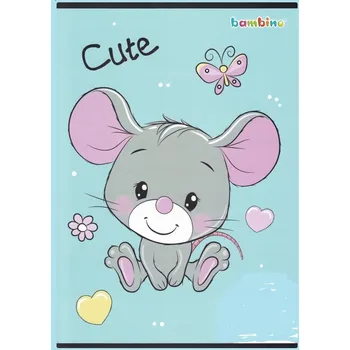 Sešit Sešit A5, linkovaný (3 linky), Bambino, 16 listů