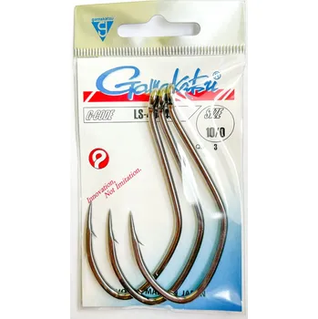 Rybářský háček Háčky na zemní rybolov, mořský rybolov, přívlač, s protihrotem Gamakatsu LS-4644F 3 ks
