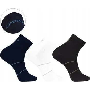 Pánská móda MORAJ Ponožky Pánské Bavlněné 3/4 3 PÁRY 39-42