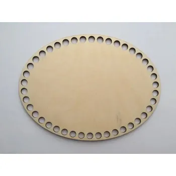 Dno na háčkované košíky - překližka ovál 20 x 15 cm
