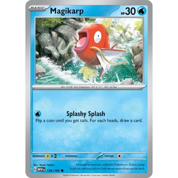 Sběratelská karetní hra Magikarp MEW 129/165 - reverse holo