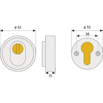 Dveřní kování RHZS415 F1 (RHZS415 F1)