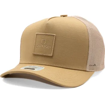 Kšiltovka Kšiltovka Brixton - Alpha Block X C Mp Mesh Cap - Sand/Sand