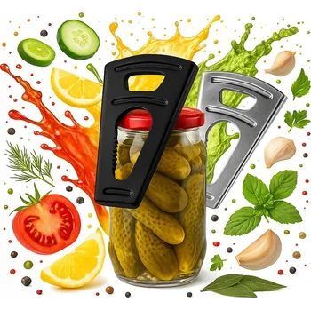 Otvírák OTWIERACZ DO SŁOIKÓW I BUTELEK METALOWY 3v1 KUCHYŇSKÝ OTVÍRÁK NA ŠROUBOVACÍ UZÁVĚRY