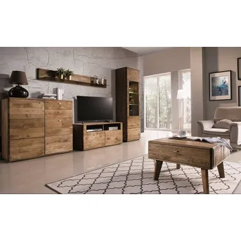 Komoda Luxusní dubový nábytek do obývacího pokoje DENVER - DALLAS 1 Barevné provedení: Dub - přírodní