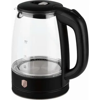 Rychlovarná konvice Berlingerhaus Rychlovarná konvice skleněná 1,7 l Black Rose Collection
