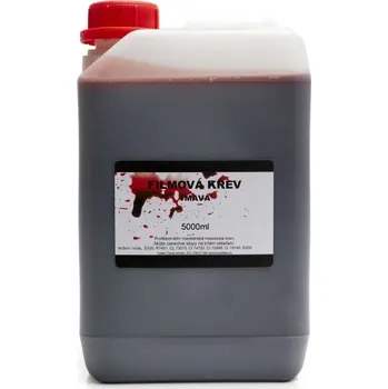 Karnevalový doplněk Profesionální filmařská krev tmavá 5000 ml PJkrt5lx