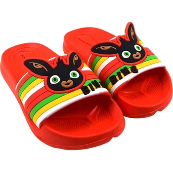 Dětská sálová obuv PANTOFLE BING (červené) Velikost: 31-32
