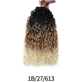 Yanky twist hair na zaplétání - kanekalon - černá hnědá blond