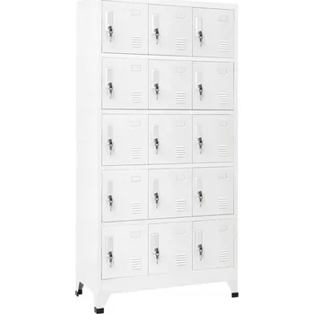 Komoda Komoda VidaXL 90 x 40 x 180 cm, odstíny šedé, matná