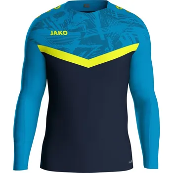 Pánská mikina Mikina JAKO Iconic azurová Velikost: XL