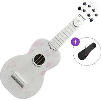 Ukulele Pasadena WU-21F5-WH SET Natural Sopránové ukulele