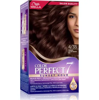 Kosmetika Wella Color Perfect Sunset Hour barva na vlasy 4/35 Reddish Brown 1 ks